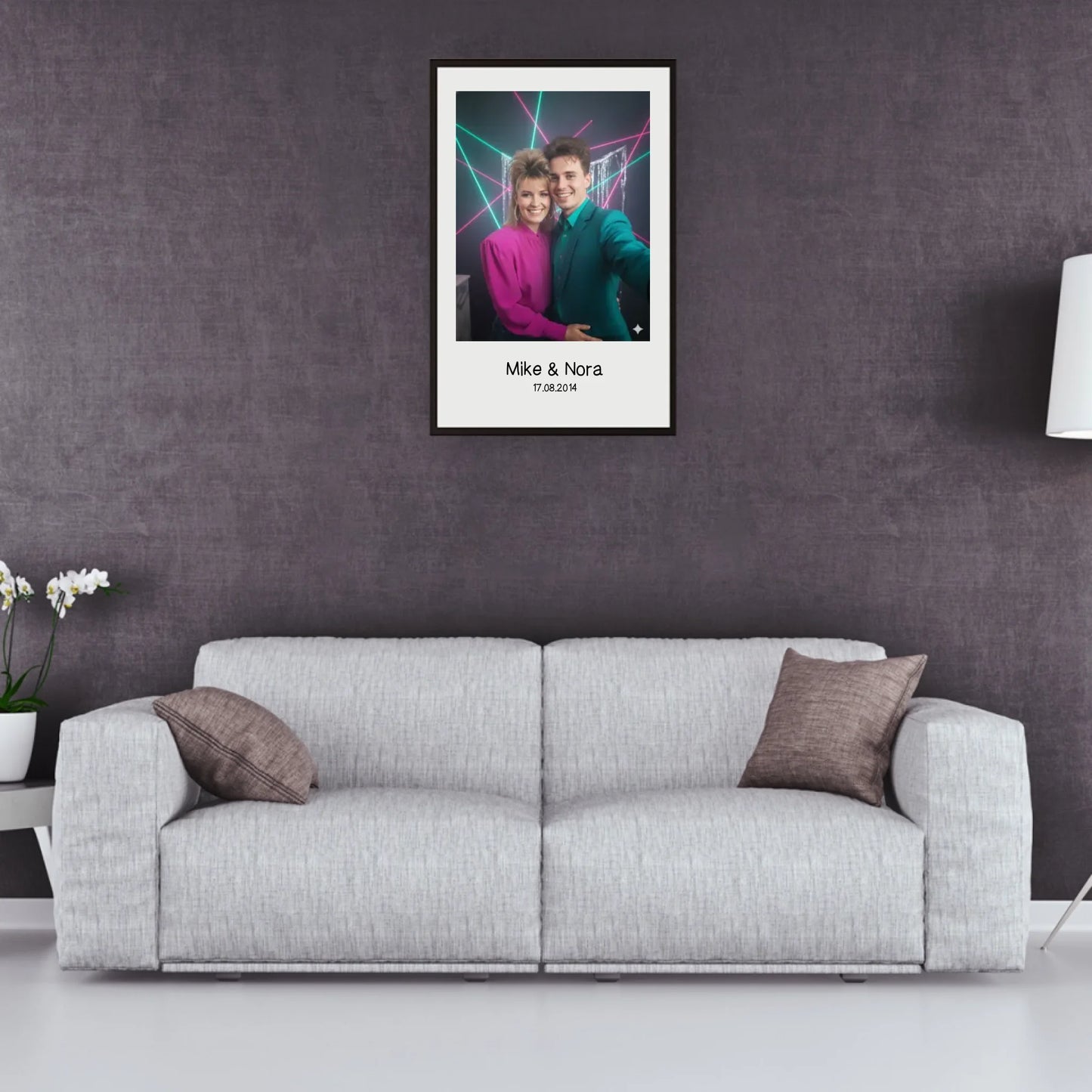 80s Portrait - Personalisierbares Poster