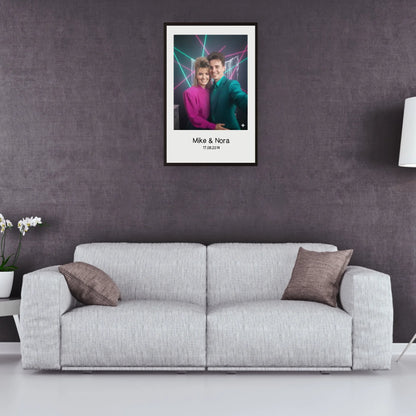 80s Portrait - Personalisierbares Poster