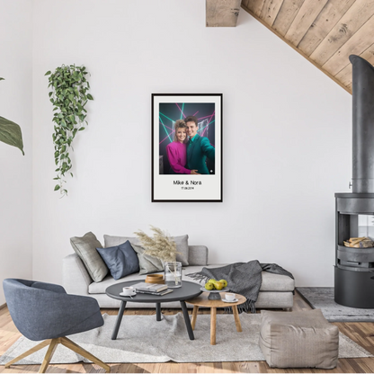 80s Portrait - Personalisierbares Poster