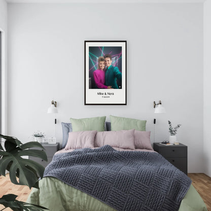 80s Portrait - Personalisierbares Poster