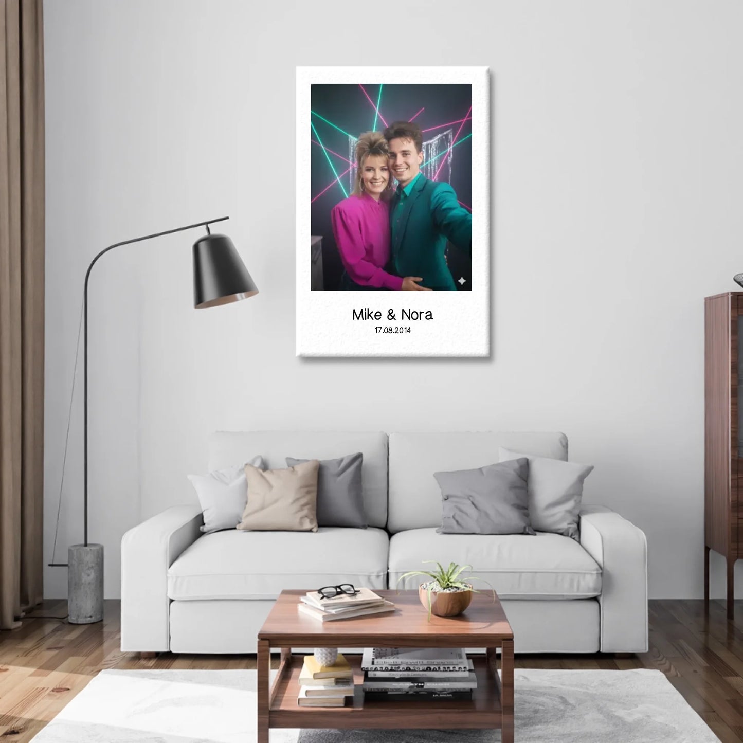 80s Portrait - Personalisierbares Poster