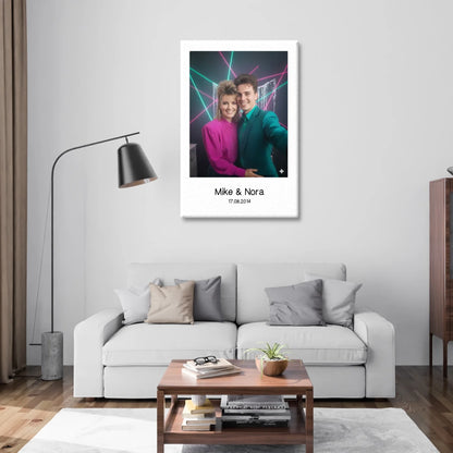 80s Portrait - Personalisierbares Poster