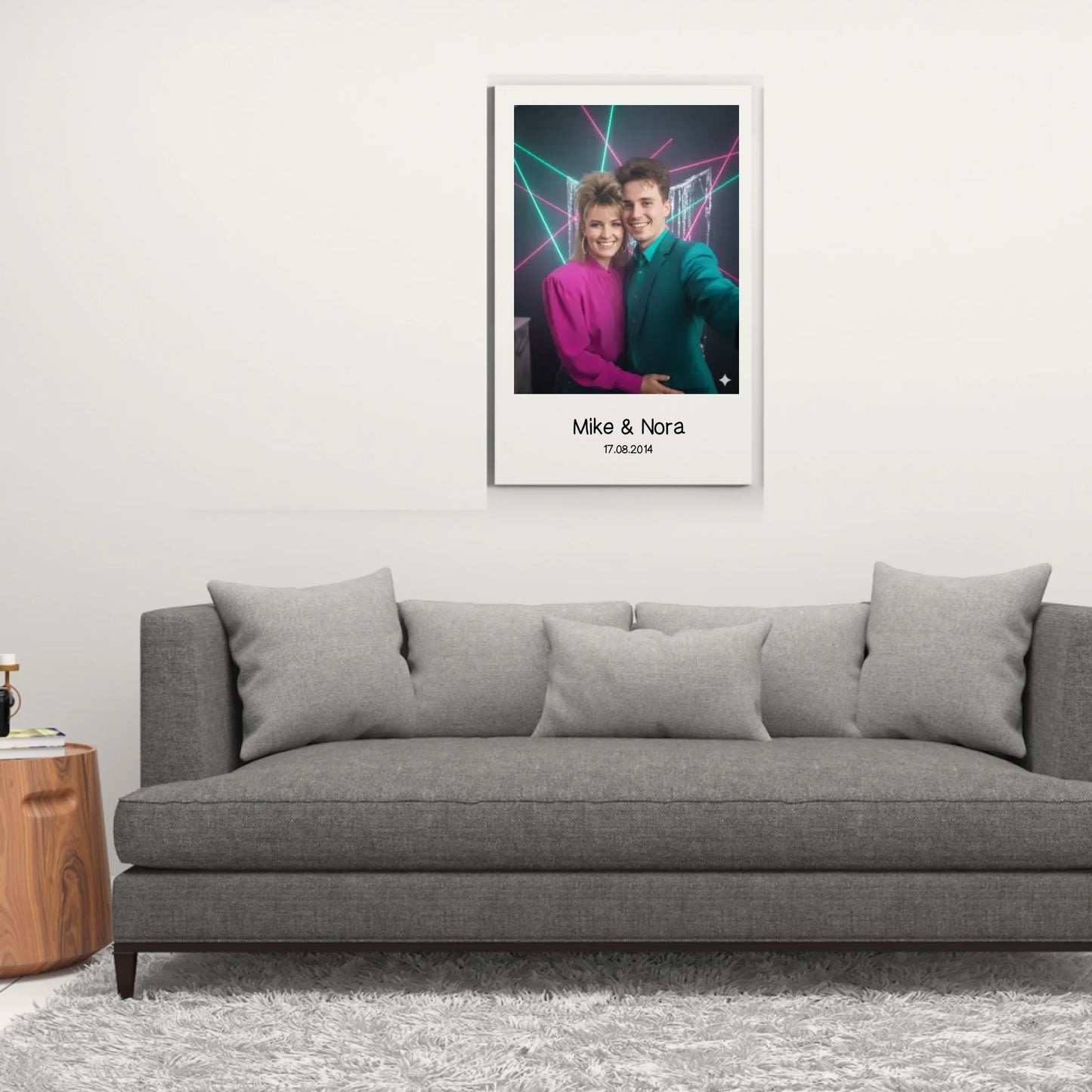 80s Portrait - Personalisierbares Poster