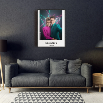 80s Portrait - Personalisierbares Poster