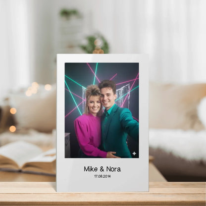 80s Portrait - Personalisierbares Acrylglas