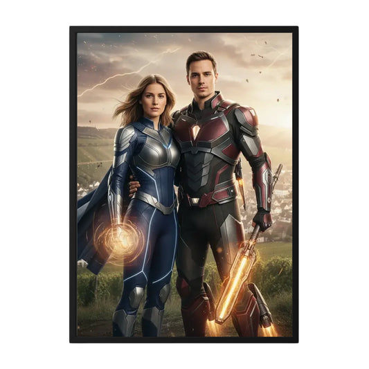 Personalisiertes Song Lyrics Poster mit Namen und schwarzem Hintergrund