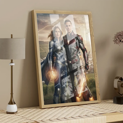 AI Superhelden- Personalisierbares Poster