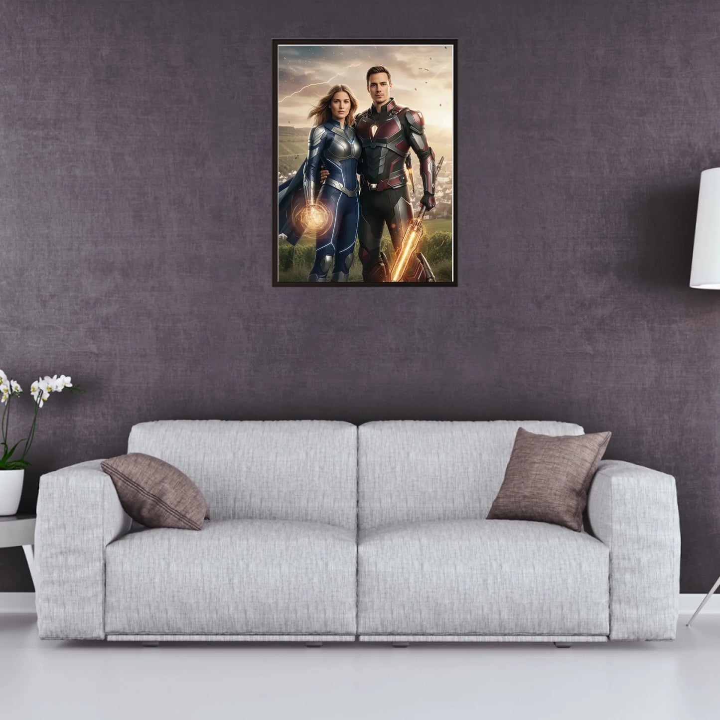 AI Superhelden- Personalisierbares Poster