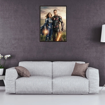 AI Superhelden- Personalisierbares Poster