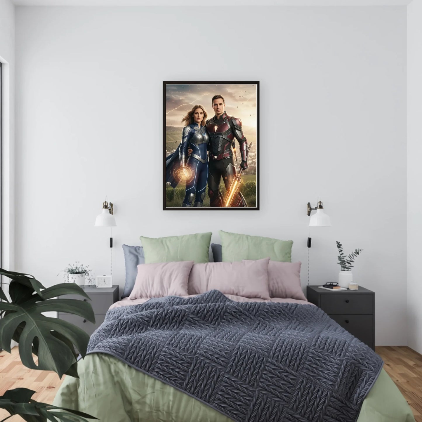 AI Superhelden- Personalisierbares Poster