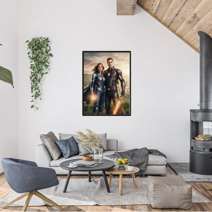 AI Superhelden- Personalisierbares Poster
