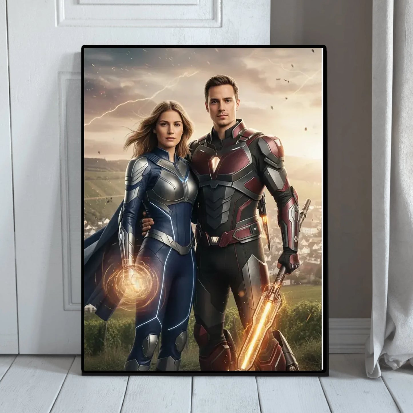 AI Superhelden- Personalisierbares Poster