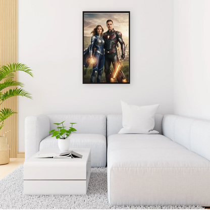 AI Superhelden- Personalisierbares Poster