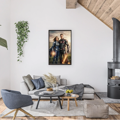 AI Superhelden- Personalisierbares Poster