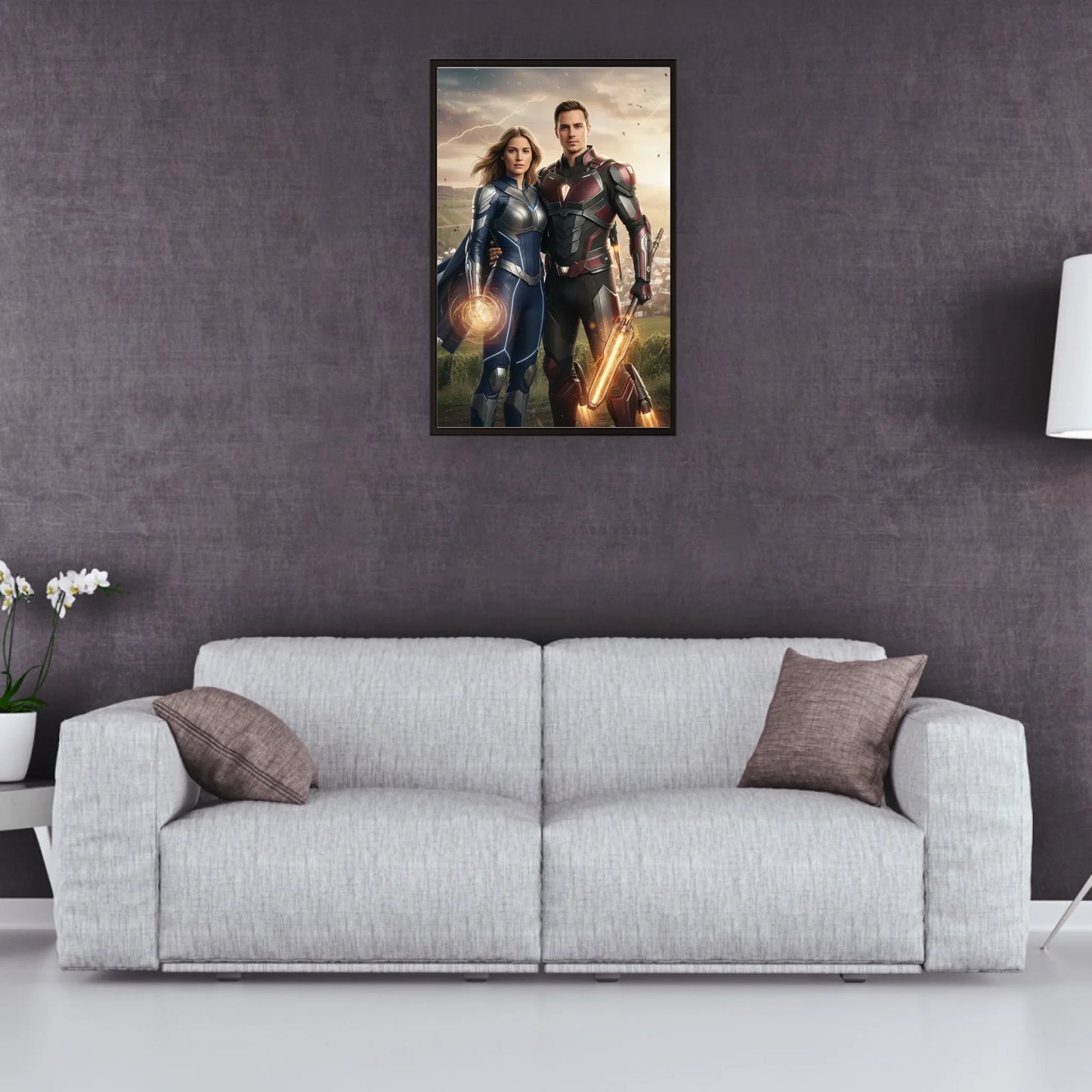 AI Superhelden- Personalisierbares Poster