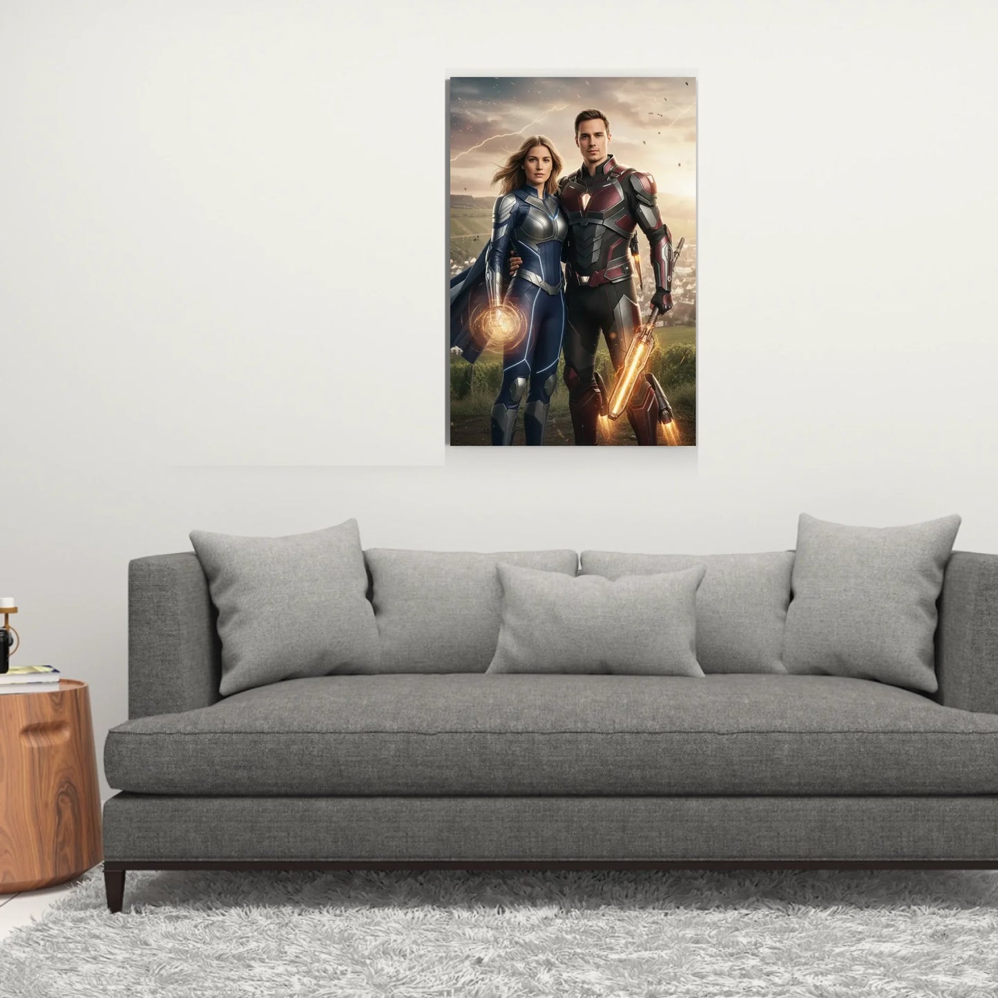 AI Superhelden- Personalisierbares Poster