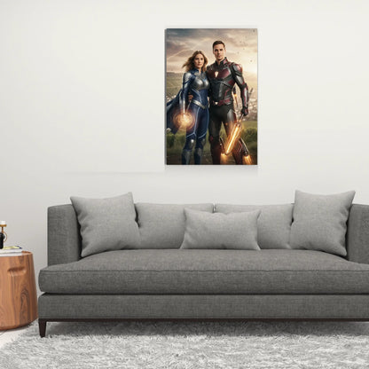 AI Superhelden- Personalisierbares Poster