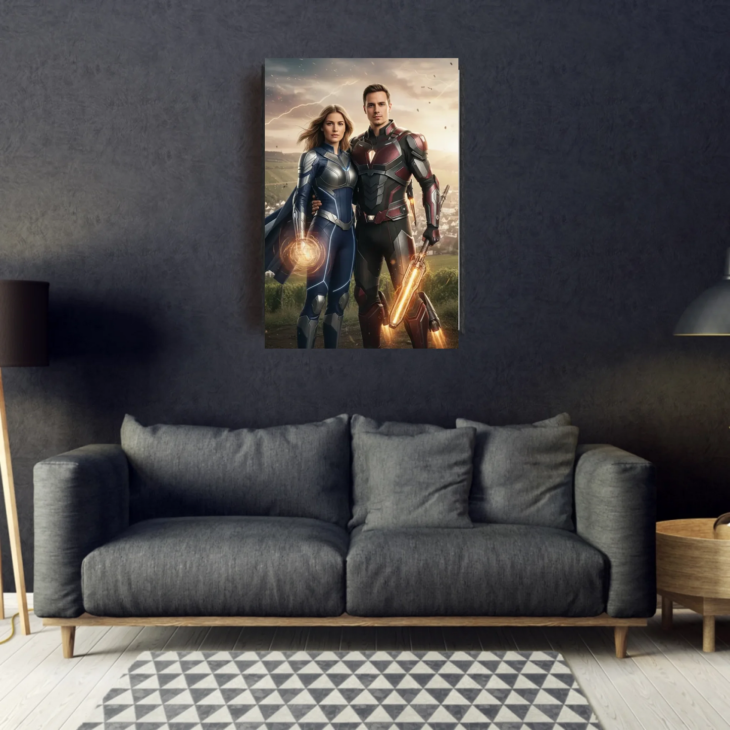 AI Superhelden- Personalisierbares Poster