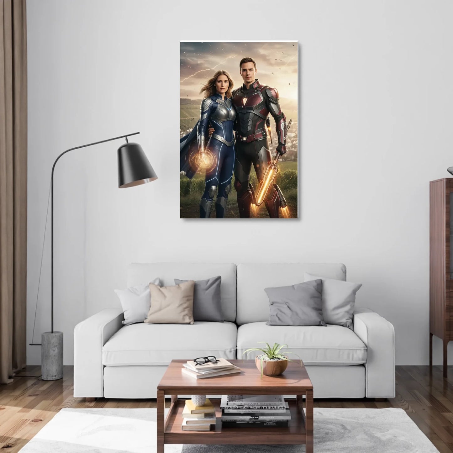 AI Superhelden- Personalisierbares Poster