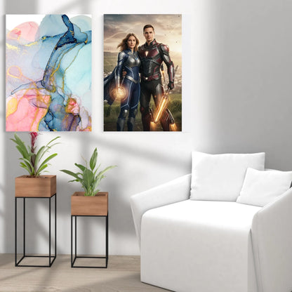 AI Superhelden- Personalisierbares Poster