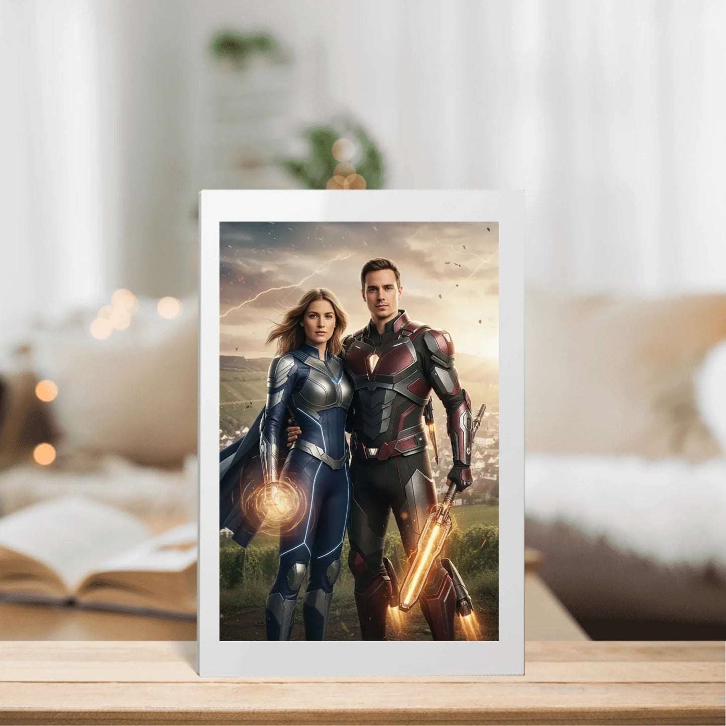 AI Superhelden - Personalisierbares Acrylglas