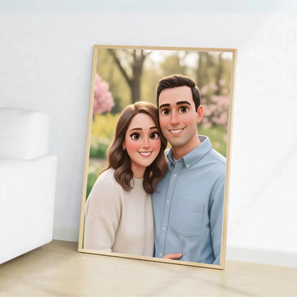 Cartoon Portrait - Personalisierbares Poster