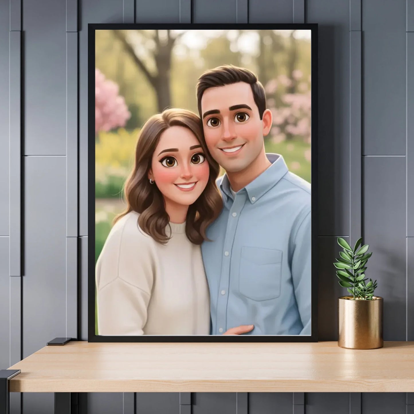 Cartoon Portrait - Personalisierbares Poster