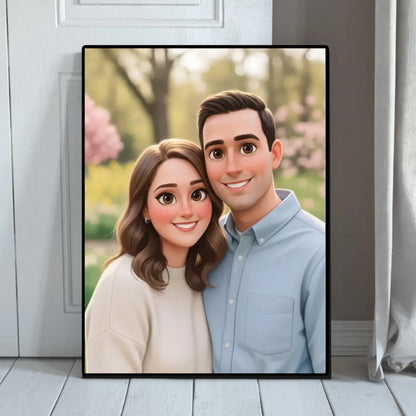 Cartoon Portrait - Personalisierbares Poster