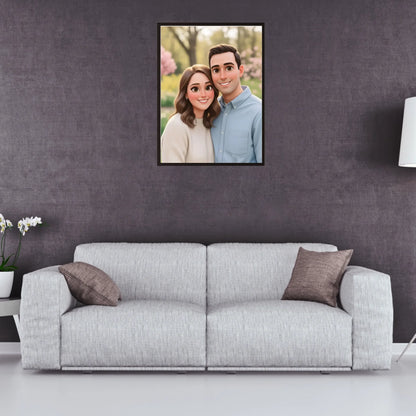 Cartoon Portrait - Personalisierbares Poster