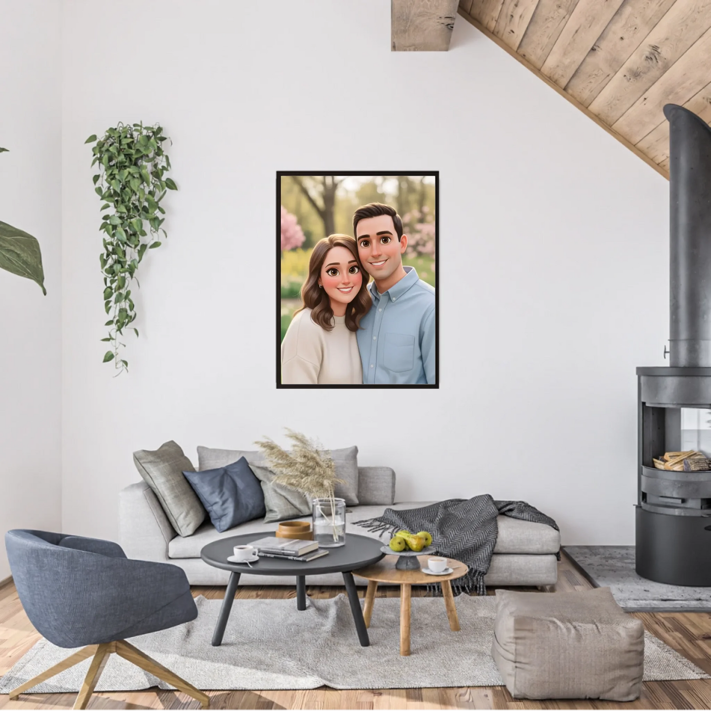 Cartoon Portrait - Personalisierbares Poster