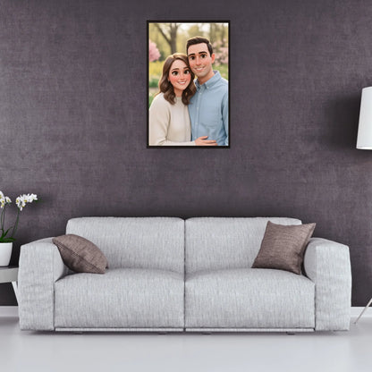 Cartoon Portrait - Personalisierbares Poster