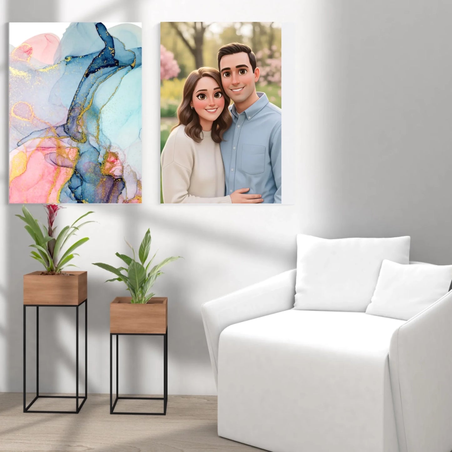 Cartoon Portrait - Personalisierbares Poster