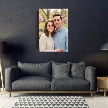 Cartoon Portrait - Personalisierbares Poster