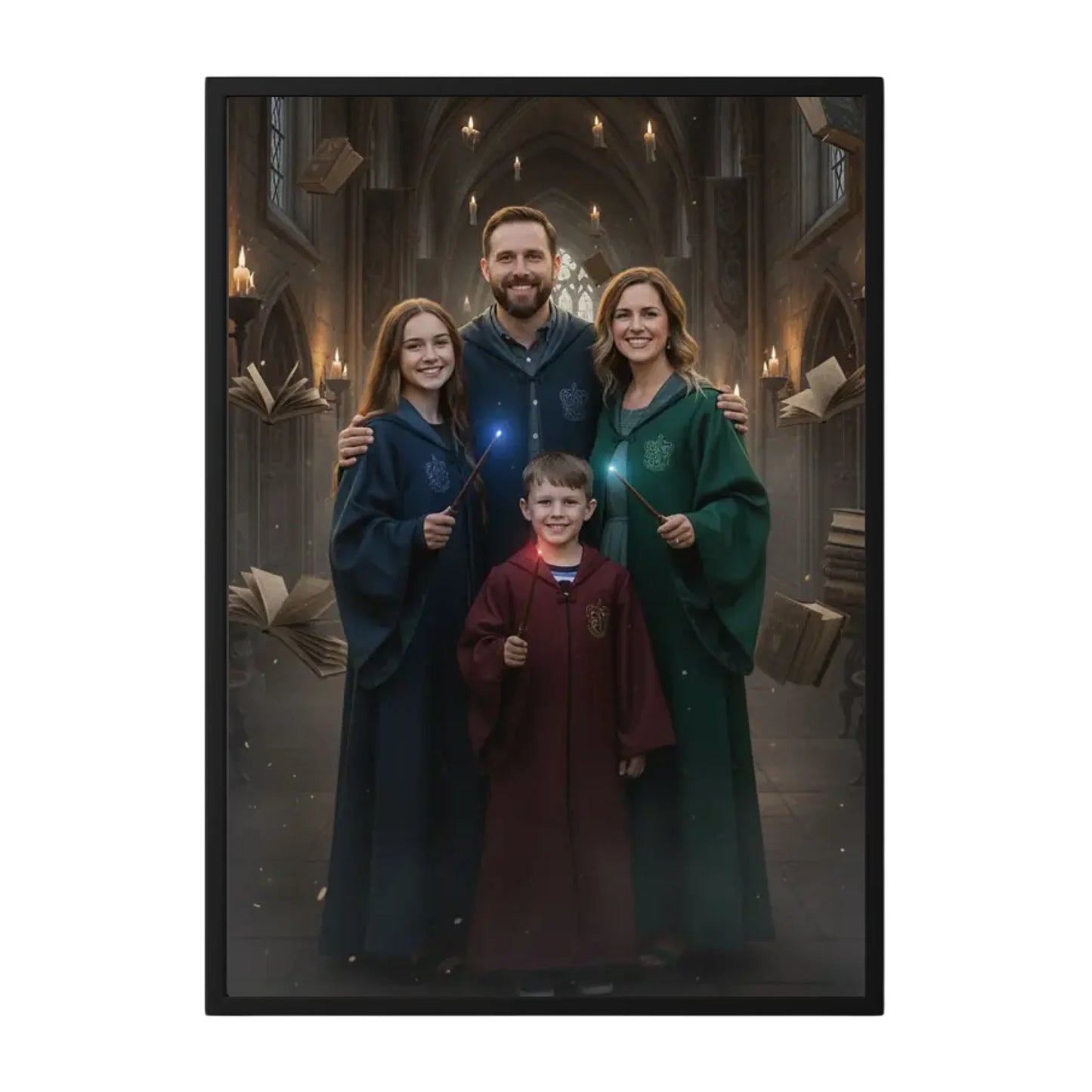 Personalisiertes Song Lyrics Poster mit Namen und schwarzem Hintergrund