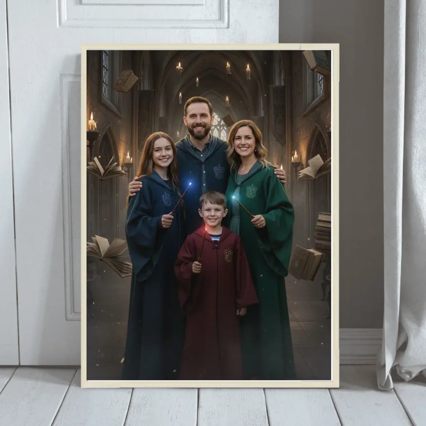 Gerahmtes Song Lyrics Poster mit personalisierten Namen und Liedtext