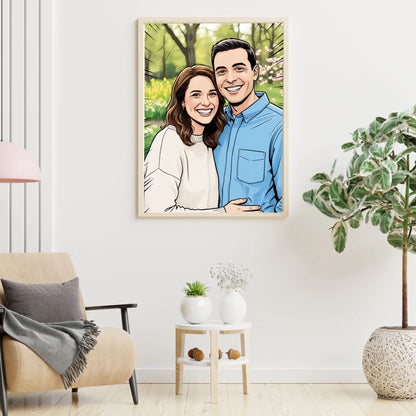 KI Comic Style - Personalisierbares Poster