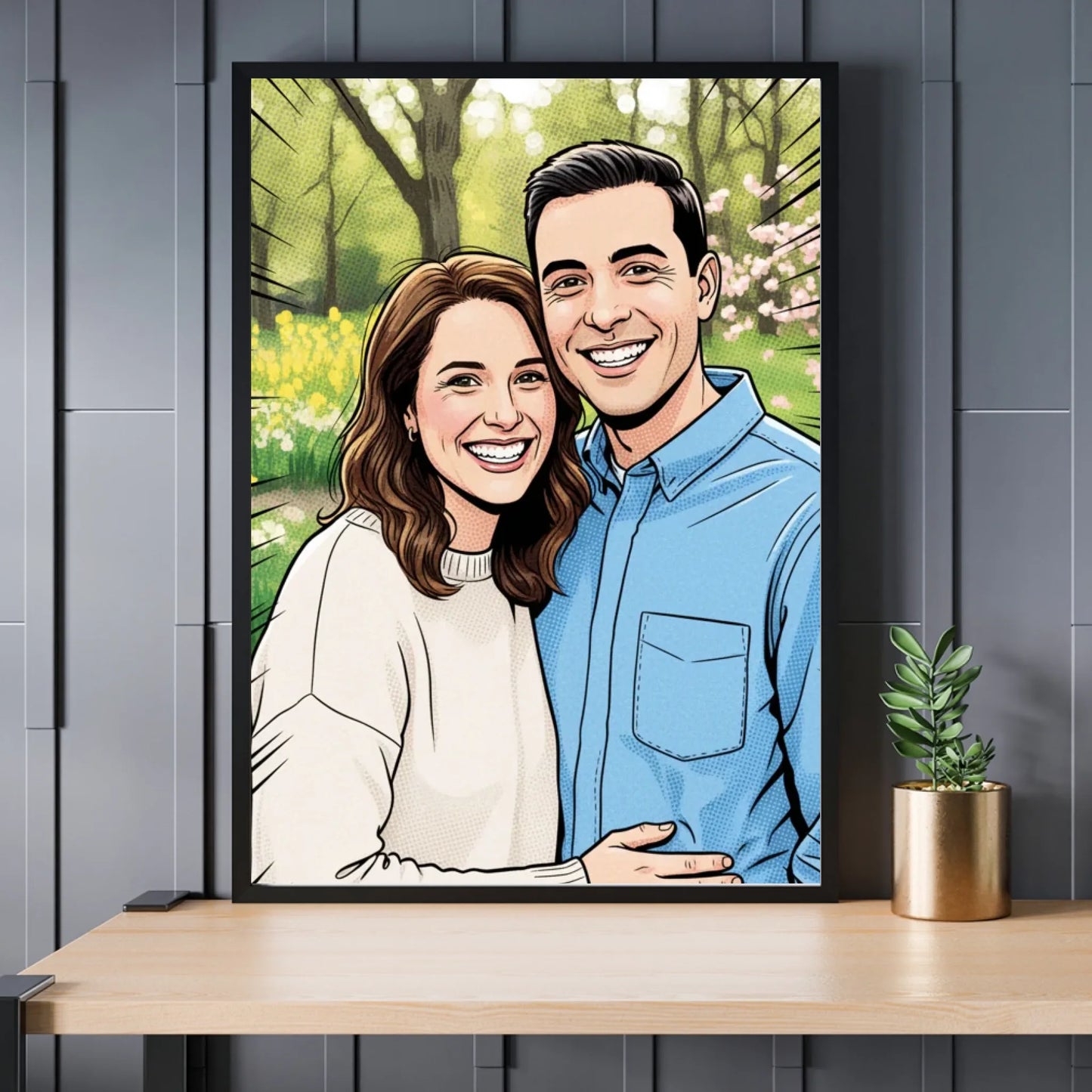 KI Comic Style - Personalisierbares Poster