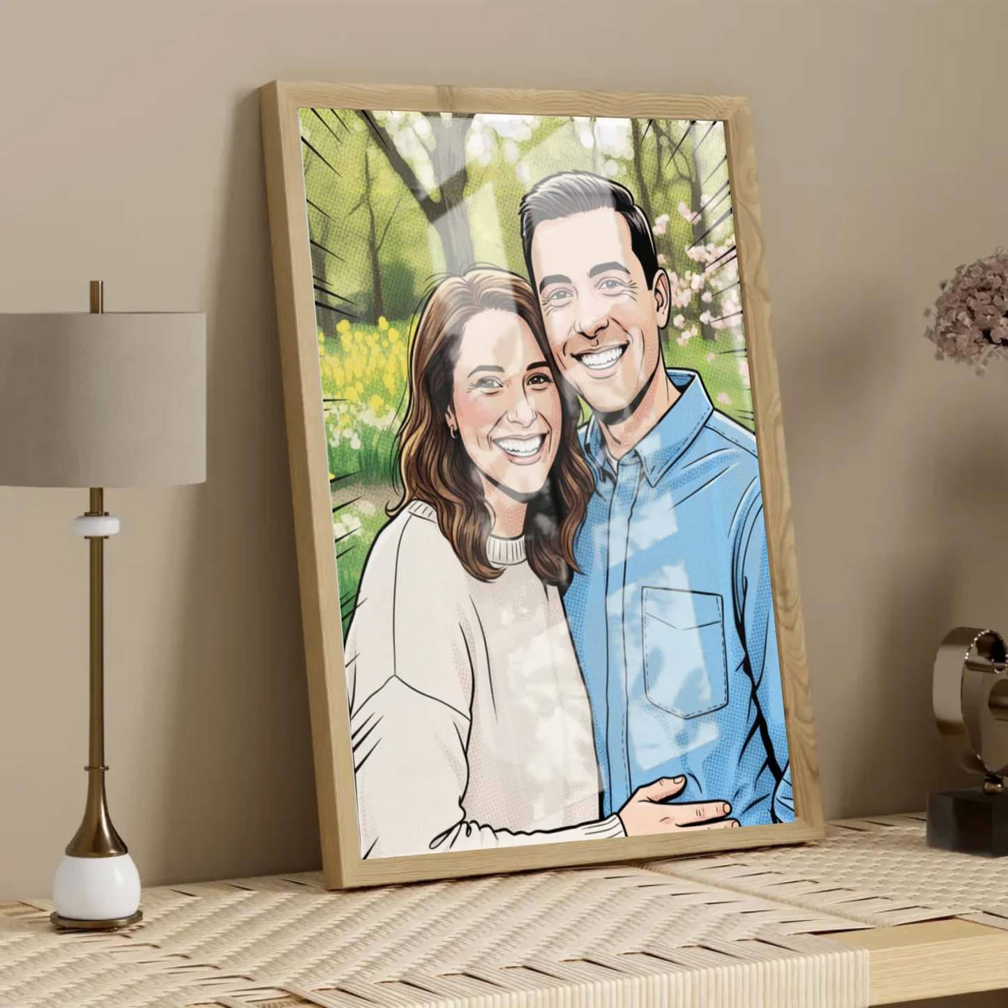 KI Comic Style - Personalisierbares Poster