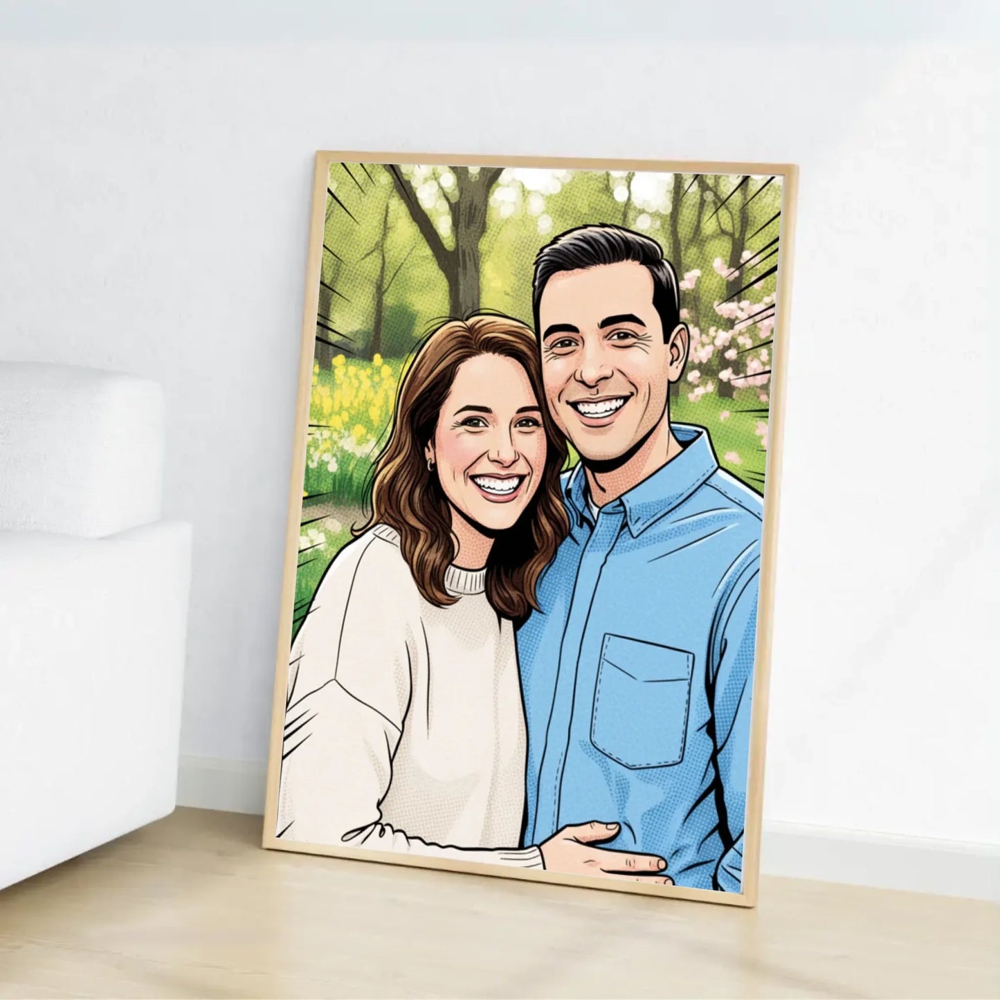 KI Comic Style - Personalisierbares Poster