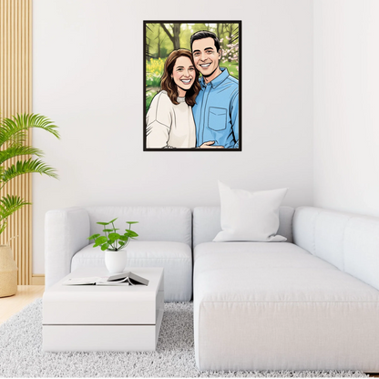 KI Comic Style - Personalisierbares Poster