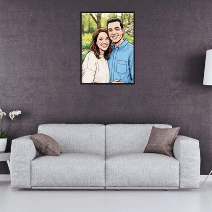 KI Comic Style - Personalisierbares Poster