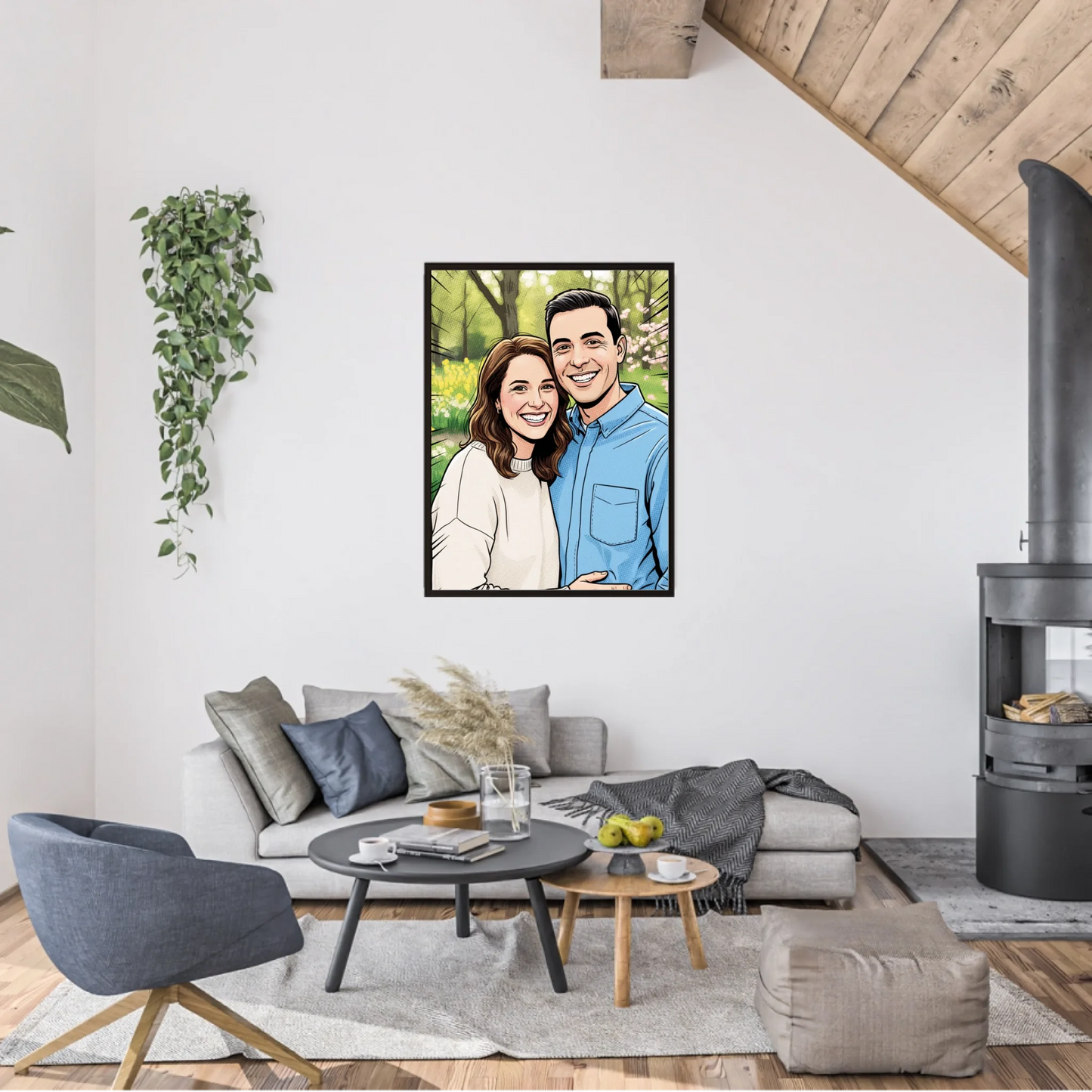 KI Comic Style - Personalisierbares Poster