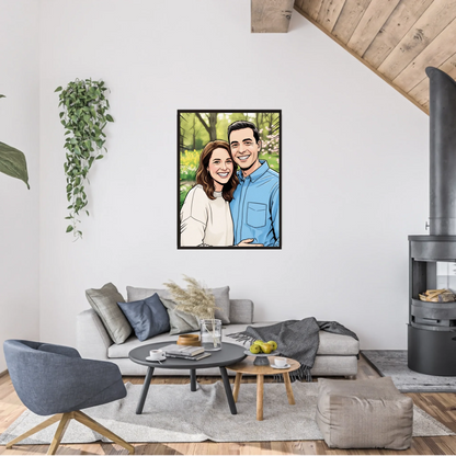 KI Comic Style - Personalisierbares Poster