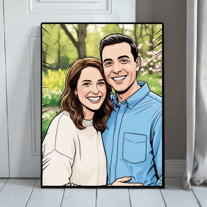 KI Comic Style - Personalisierbares Poster