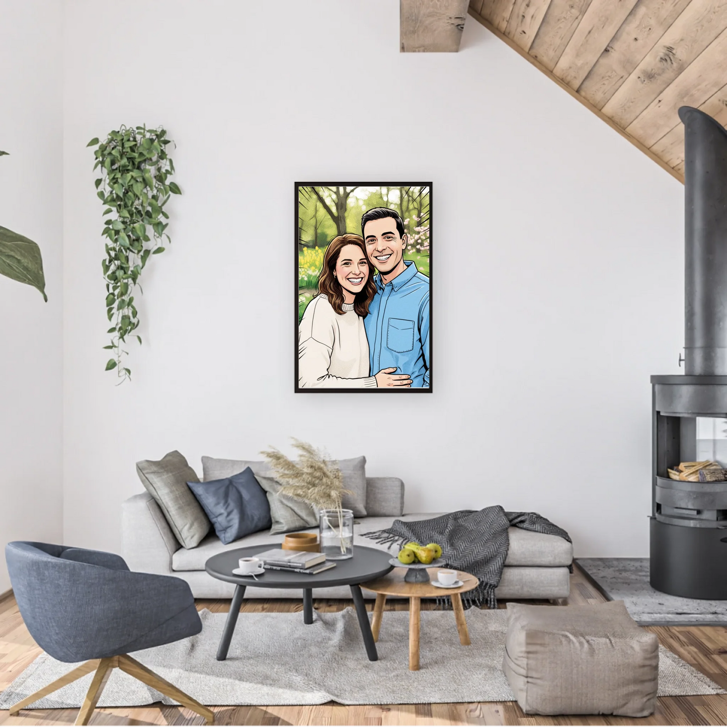 KI Comic Style - Personalisierbares Poster