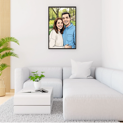 KI Comic Style - Personalisierbares Poster