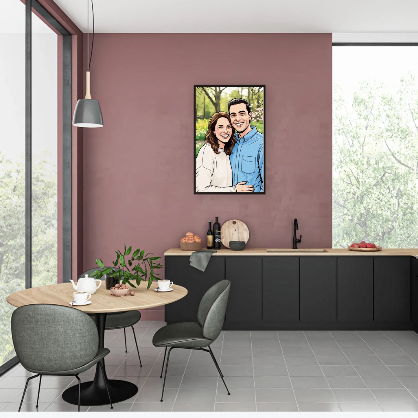 KI Comic Style - Personalisierbares Poster