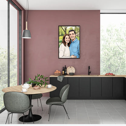 KI Comic Style - Personalisierbares Poster