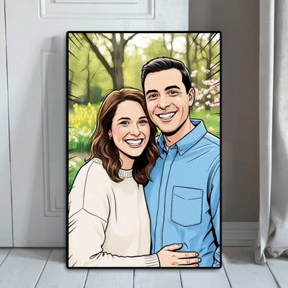 KI Comic Style - Personalisierbares Poster