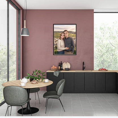 Anime AI Bild - Personalisierbares Poster